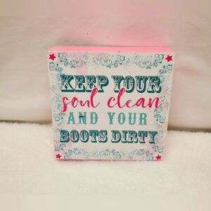 New Inspirational Wall Art with Pink and Teal Accents